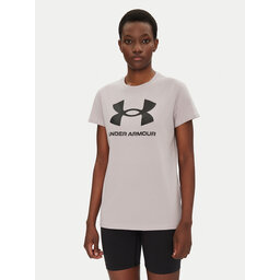 Under Armour Under Armour Футболка Rival Logo SS 1356305 Сірий Regular Fit