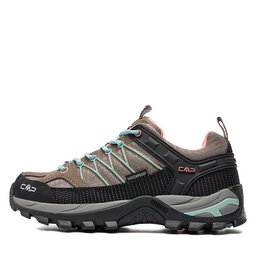 

Трекінгові черевики CMP Rigel Low Wmn Trekking Shoes Wp 3Q54456 Deserto/Jade 01PR, Коричневий