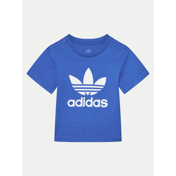 adidas adidas Футболка adicolor Trefoil IY2376 Голубий Regular Fit
