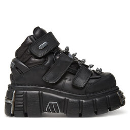 NEW ROCK Μποτάκια NEW ROCK M-285C-S1 Μαύρο