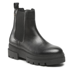 Tommy Hilfiger Kotníková obuv s elastickým prvkem Tommy Hilfiger Monochromatic Chelsea Boot FW0FW06899 Black BDS