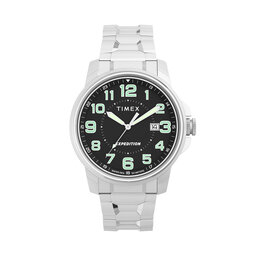 Timex Zegarek Timex Expedition Field TW4B31300 Srebrny