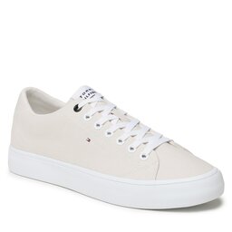 Tommy Hilfiger Teniși Tommy Hilfiger Th Hi Vulc Core Low Canvas FM0FM04686 Weathered White AC0