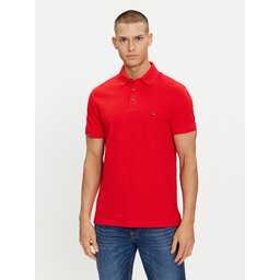 Tommy Hilfiger Tommy Hilfiger Pólóing 1985 MW0MW17771 Piros Slim Fit