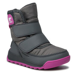 Sorel Μπότες Χιονιού Sorel Childrens Whitney II Strap Wp NC3919 Quarry/Grill 052
