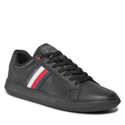 Tommy Hilfiger Sneakers Tommy Hilfiger Essential Leather Cupsole FM0FM04921 Triple Black 0GK