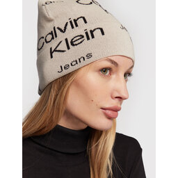 

Шапкa Calvin Klein Jeans K60K610123 Beige Aop 0F4, Бежевий