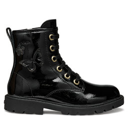 Geox Schnürschuhe Geox J Shaylax Girl J56EXA 00067 C9999 D Schwarz