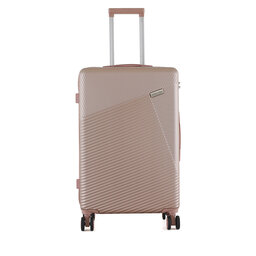 Semi Line Μεσαία Βαλίτσα Semi Line T5758-3 Ροζ