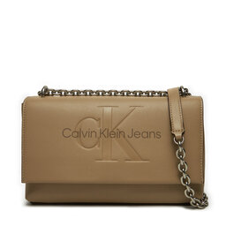 Calvin Klein Jeans Дамска чанта Calvin Klein Jeans K60K612221 Кафяв