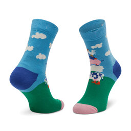 

Високі дитячі шкарпетки Happy Socks KFAT01-6000 Голубий