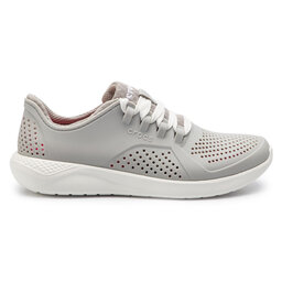

Туфлі Crocs Literidepacerw 205234 Pearl White, Сірий
