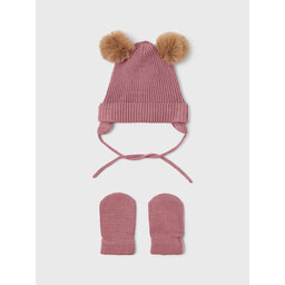 NAME IT Ensemble bonnet + gants NAME IT Nmara 13206459 Nostalgia Rose