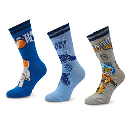 LEGO Wear Set de 3 perechi de șosete lungi pentru copii LEGO Wear 12010632 Blue 556