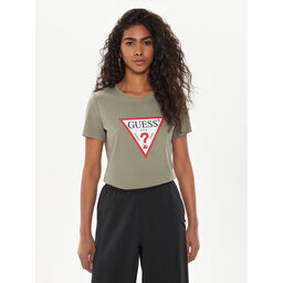 Guess Guess T-Shirt W1YI1B I3Z14 Grün Regular Fit