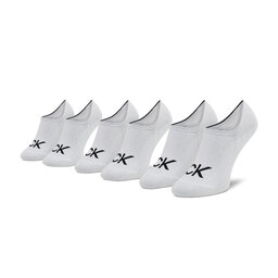 Calvin Klein Súprava 3 párov krátkych pánskych ponožiek Calvin Klein 701218723 White 002