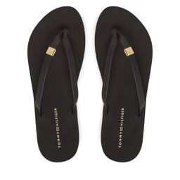 Tommy Hilfiger Japanke Tommy Hilfiger Elevated Chic Beach Sandal FW0FW08523 Crna