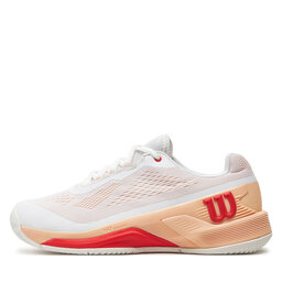 

Взуття Wilson Rush Pro 4.0 WRS332670 White/Peach Par/Infared, Білий