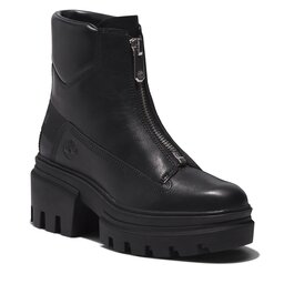 Timberland Botine Timberland Everleigh Boot Front Zip TB0A5YJV0151 Black Full Grain