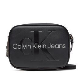 Calvin Klein Jeans Kabelka Calvin Klein Jeans Sculpted Camera Bag18 Mono K60K610275 Black/Metallic Logo 0GL