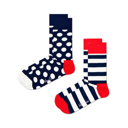 Happy Socks 2er-Set hohe Unisex-Socken Happy Socks BDO02-6650 Bunt