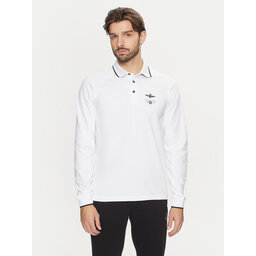 Aeronautica Militare Aeronautica Militare Polo marškinėliai 242PO1824J612 Balta Regular Fit