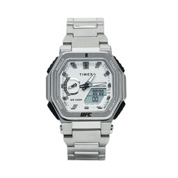 Timex Zegarek Timex UFC Strength Colossus TW2V84700 Srebrny