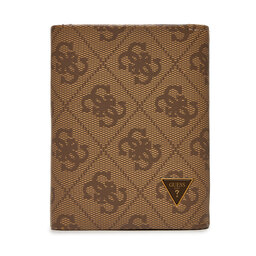Guess Mały Portfel Męski Guess SMMTLL LEA65 Beżowy