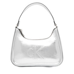 Calvin Klein Сумка Calvin Klein Bold Ck Metallic Shoulder Bag LV04F3332G Срібний