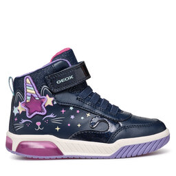 Geox Sneakersy Geox J Inek Girl J46ASB 0BCKC C4243 M Tmavomodrá