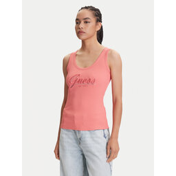 Guess Guess Top W5YP00 KCXJ2 Ružičasta Regular Fit
