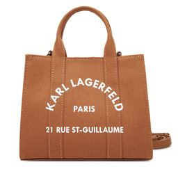 KARL LAGERFELD Ročna torba KARL LAGERFELD A3W50118 Rjava