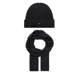 Tommy Hilfiger Set berretto e sciarpa Tommy Hilfiger AM0AM11624 Black BDS