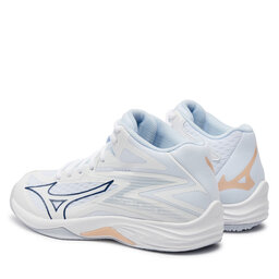 

Взуття Mizuno Thunder Blade Z Mid V1GC2375 White/Navy Peony/Peach Parfait 0, Білий