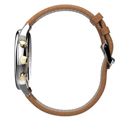 

Годинник Timex Chicago Chronograph 45mm TW2U39000 Silver/Brown, Коричневий