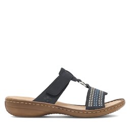 Rieker Pantoletten Rieker 608K8-14 Dunkelblau