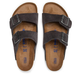 

Шльопанці Birkenstock Arizona Bs 0552321 Velvet Grey, Сірий