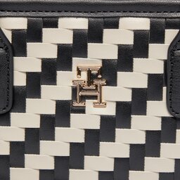 

Сумка Tommy Hilfiger Th City Small Tote Woven AW0AW16086 Black / Calico 0GJ, Чорний