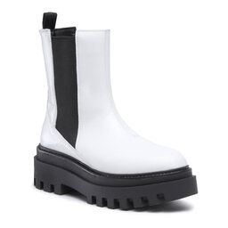 Calvin Klein Jeans Štibletai Calvin Klein Jeans Flatform Chelsea Boot YW0YW00850 White YBR