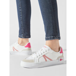 Lacoste Sneakersy Lacoste L004 223 2 Cuj Wht/Pnk
