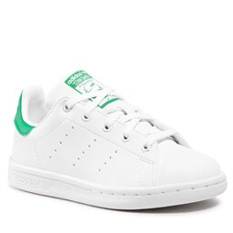 adidas Pantofi adidas Stan Smith C FX7524 Ftwwht/Ftwwht/Green