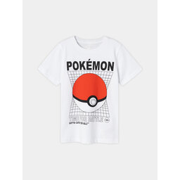 NAME IT NAME IT T-Shirt POKEMON 13230851 Λευκό Regular Fit