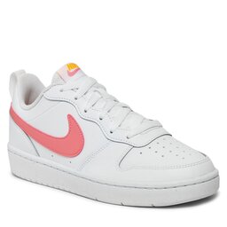 Nike Obuća Nike Court Borough Low 2 (GS) BQ5448 124 White/Coral Chalk/ Laser Orange