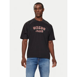 Guess Guess Marškinėliai M4BI78 K8FQ4 Juoda Oversize