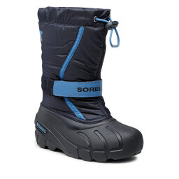 Sorel Cizme de zăpadă Sorel Childrens Flurry GORE-TEX NC1965 Collegiate Navy/Atmosphere 464