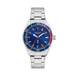 Nautica Zegarek Nautica N-83 Finn World NAPFWS004 Silver/Navy