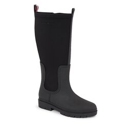 Tommy Hilfiger Гумени ботуши Tommy Hilfiger Essential Tommy Rainboot FW0FW07666 Black BDS