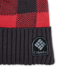 

Шапкa Columbia Palmer Peak™ Pom Beanie Red Lily Check/Shark 658, Червоний