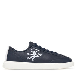Tommy Hilfiger Sneakers Tommy Hilfiger Th Icon Court Script Premium FW0FW09604 Dunkelblau