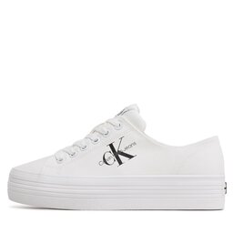 

Кросівки Calvin Klein Jeans Vulc Flatform Essential Mono YW0YW01030 White YBR, Білий